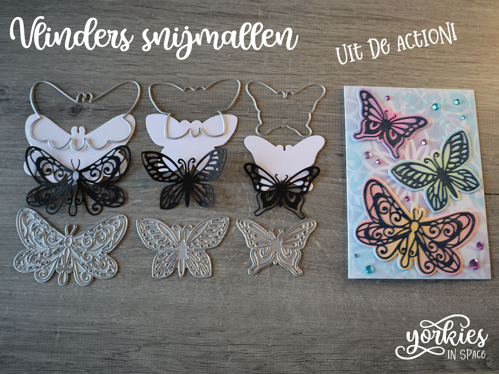 Vlinders snijmallen Action