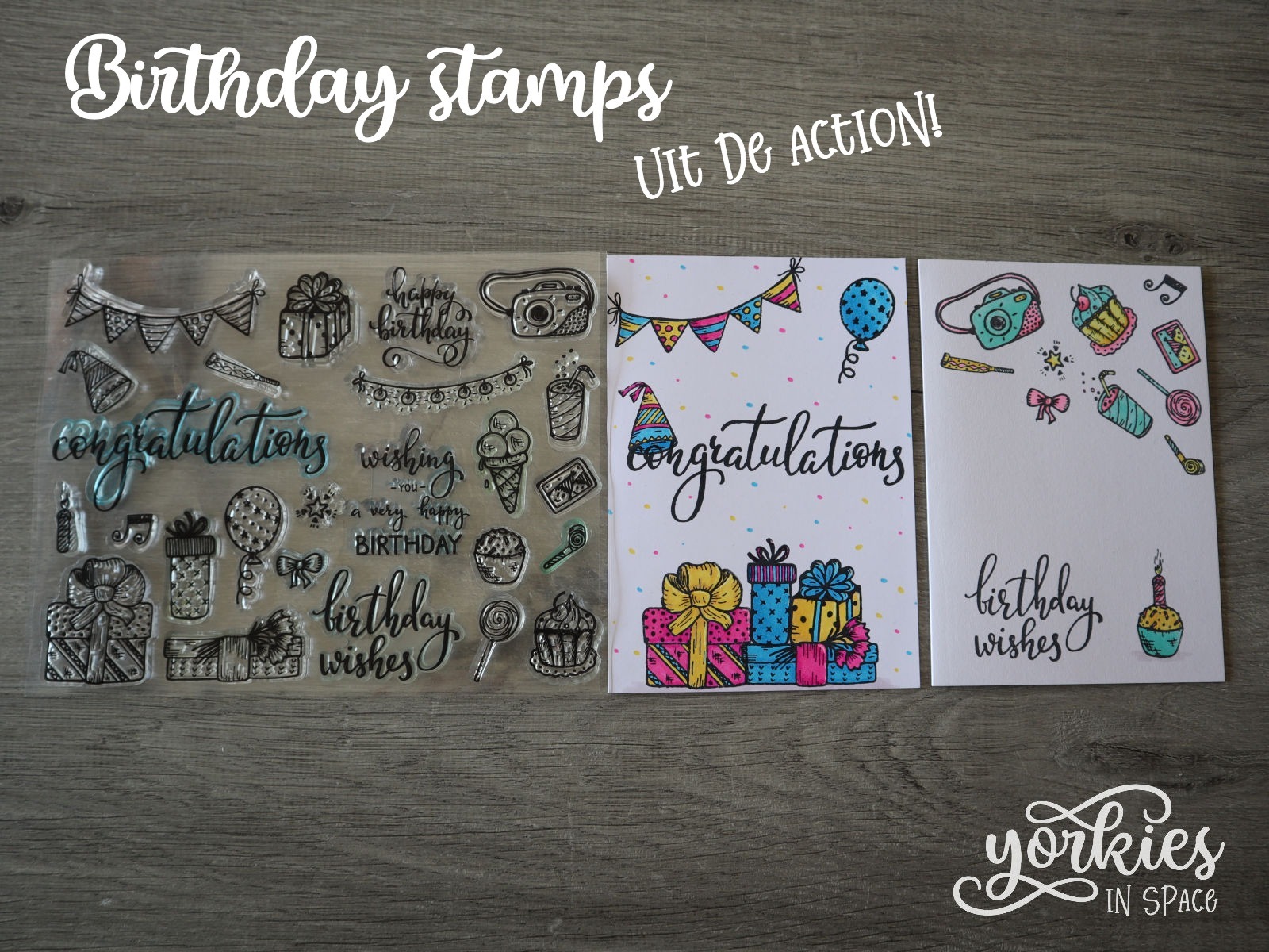 Birthday stamps