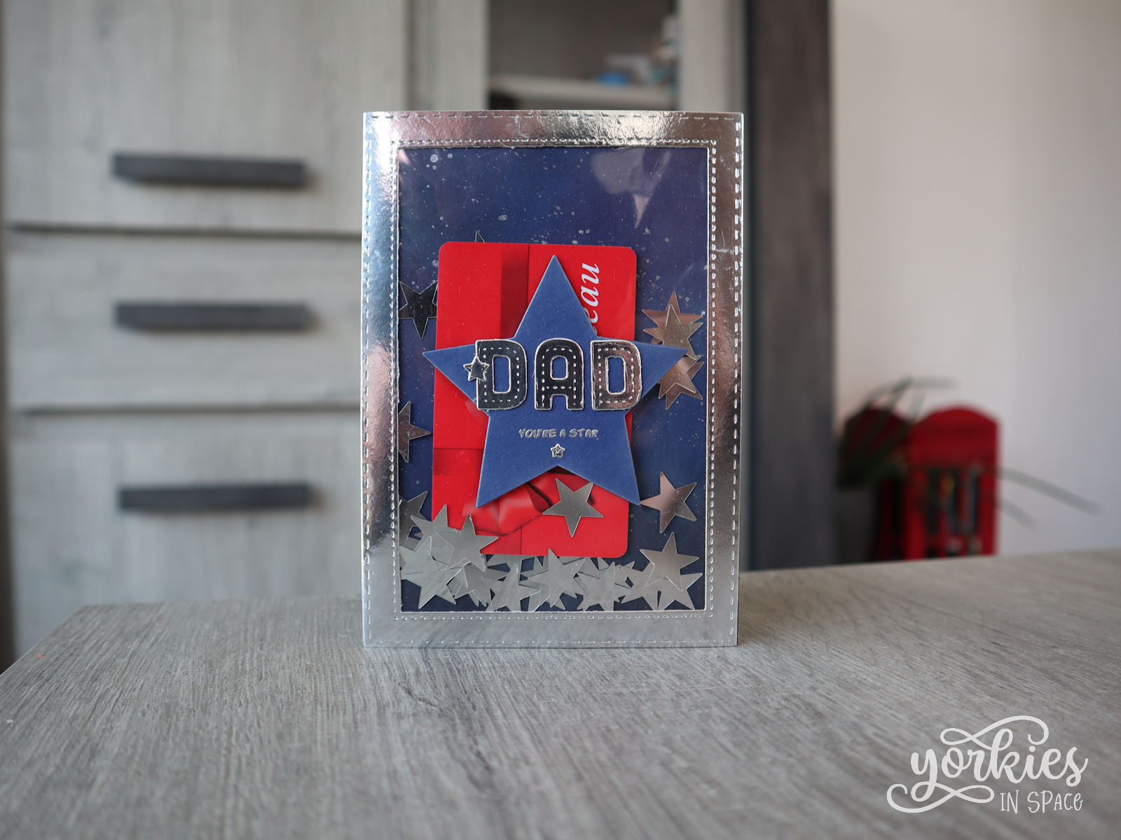 Vaderdagskaartje met cadeaubon