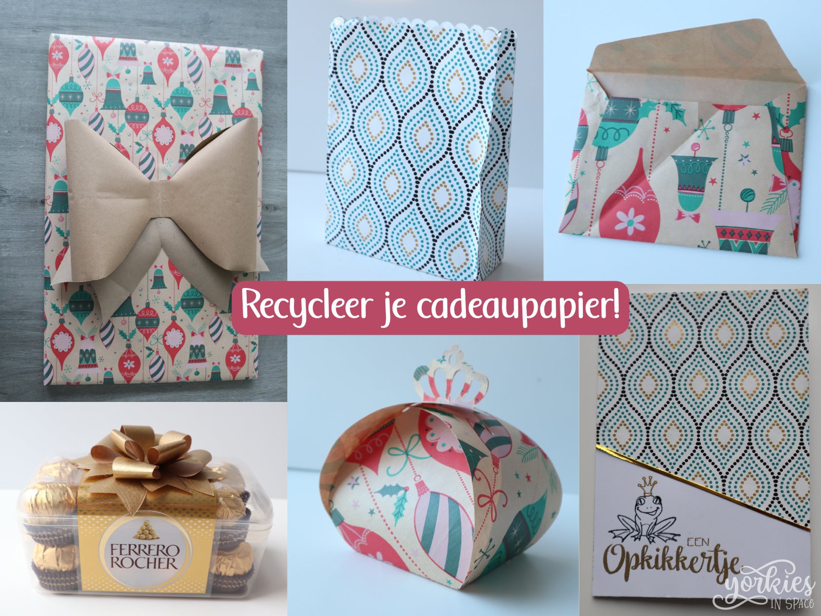 Recycleer je cadeaupapier!