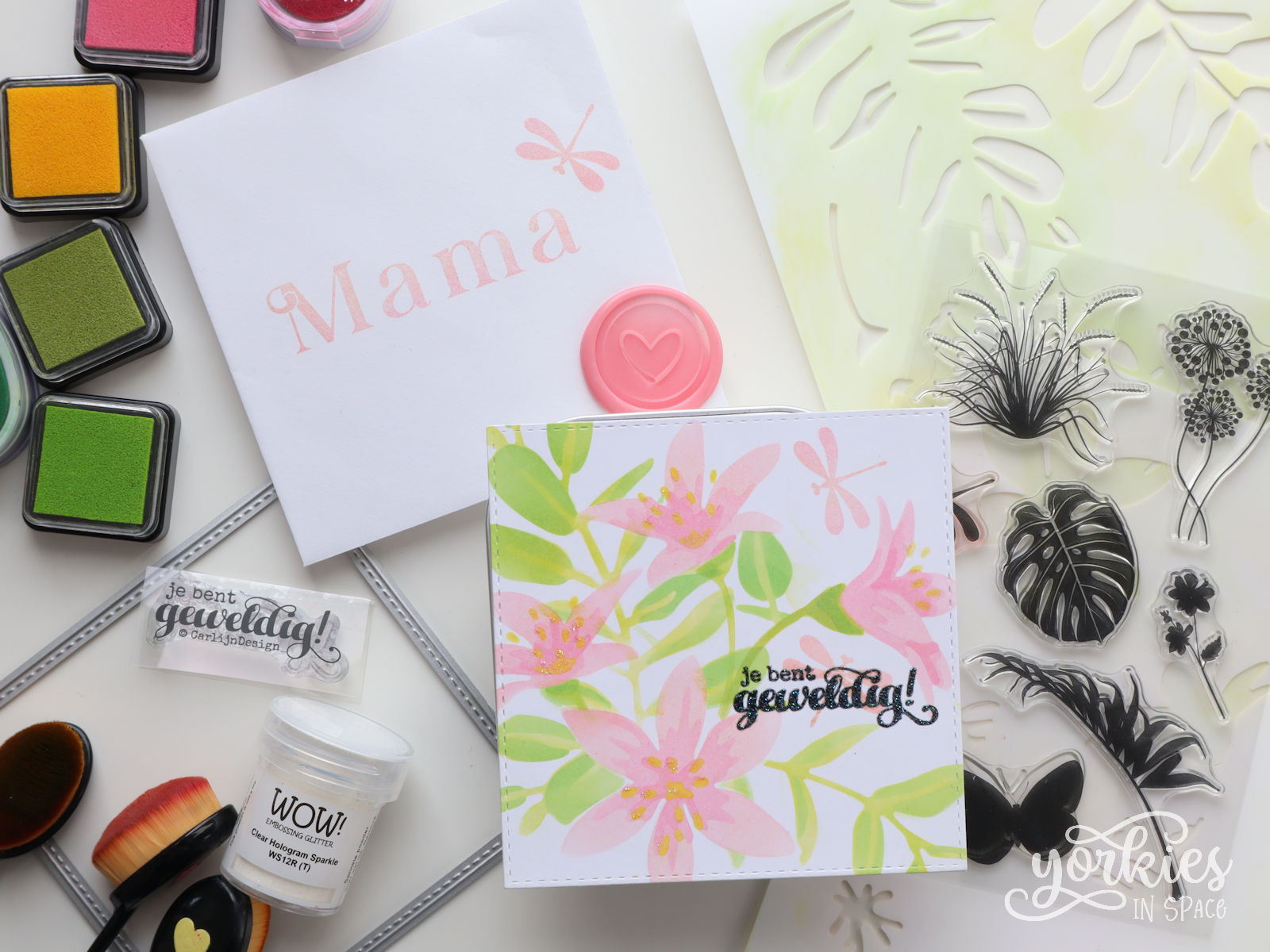 Bloemetjeskaart voor Moederdag