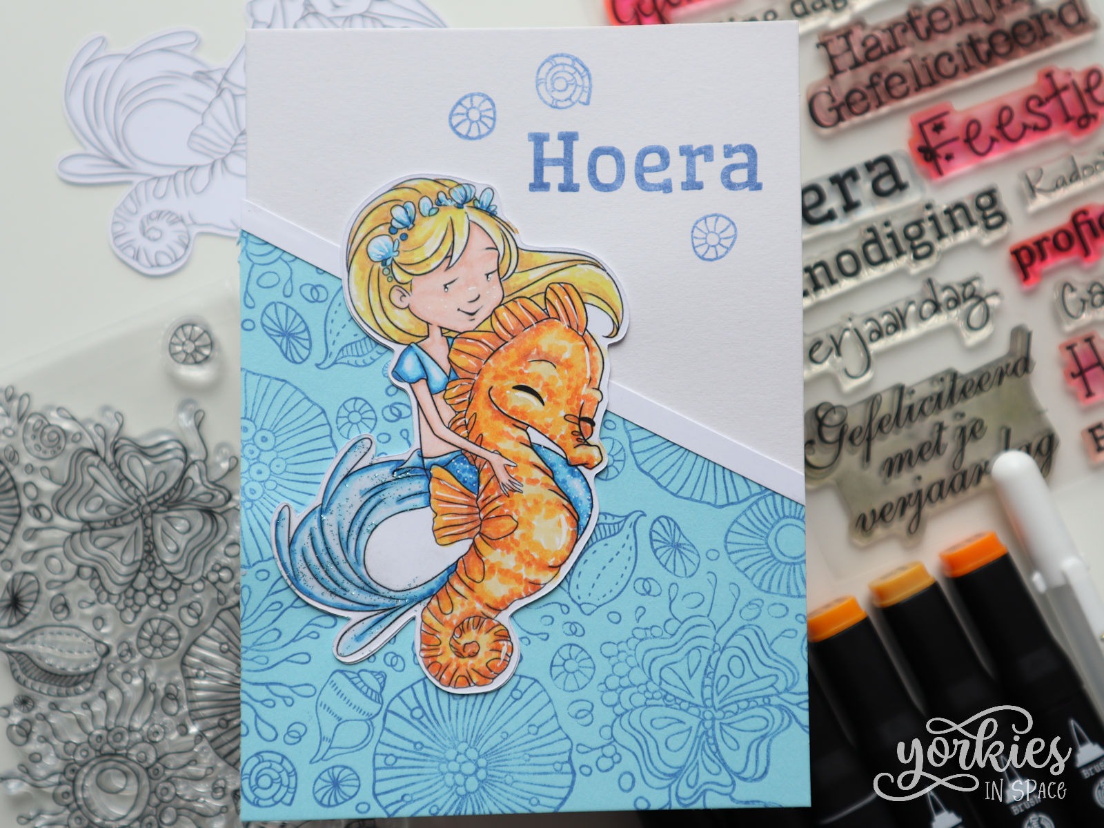 Mermay Week 3 – simpel verjaardagskaartje