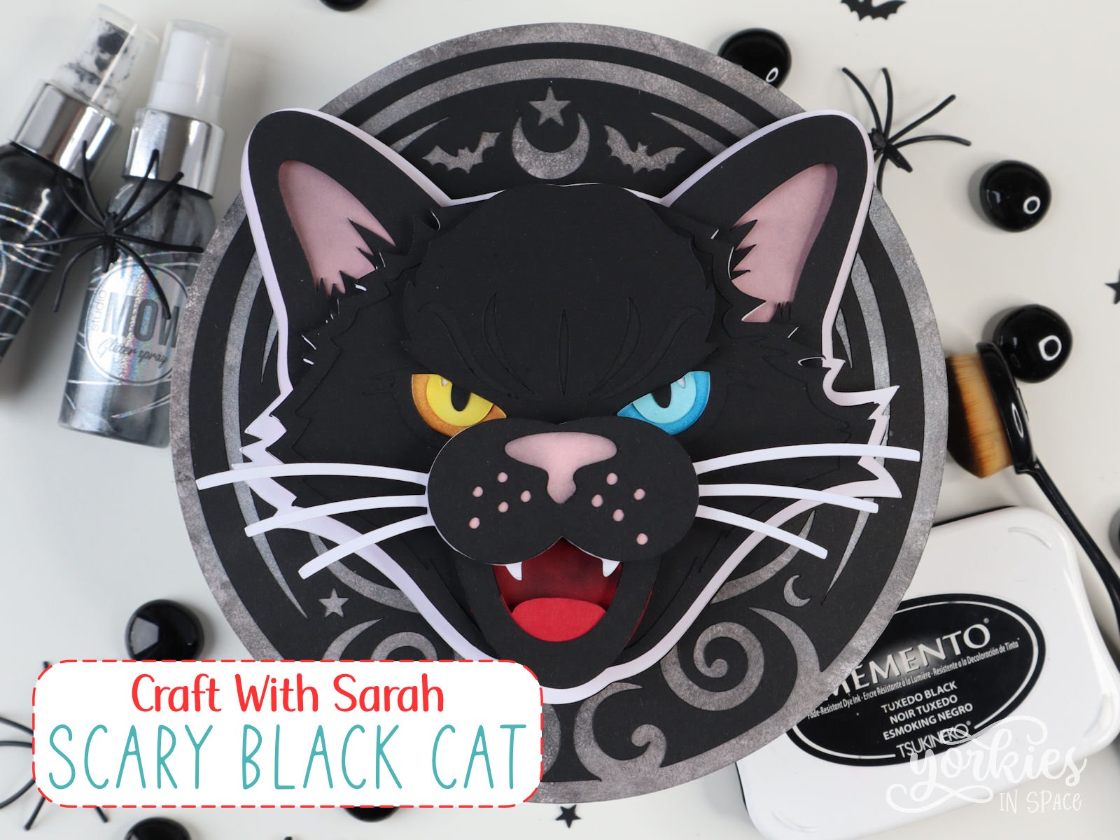 Scary Black Cat van Craft With Sarah – Halloween in Eftelingthema!