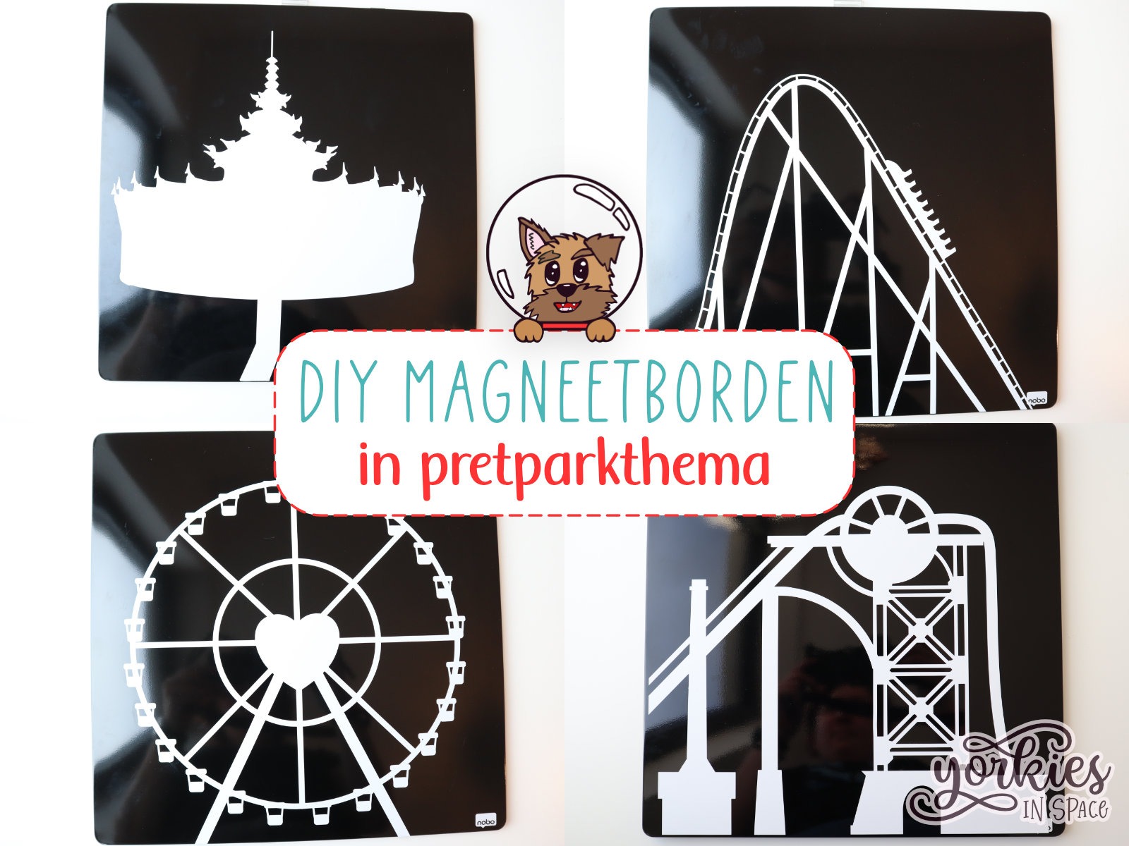 DIY Magneetborden in pretparkthema + een heleboel andere ideetjes!