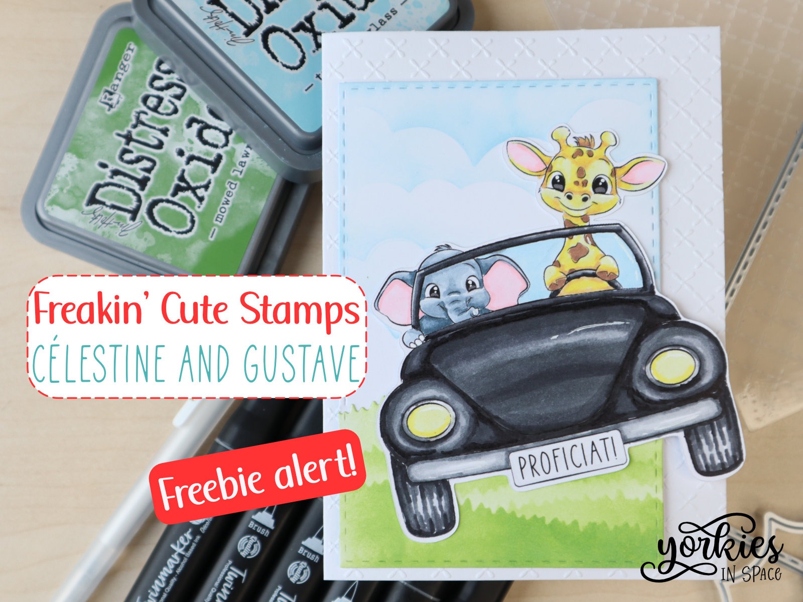 Célestine and Gustave – Digistamp in de spotlight + freebie alert!
