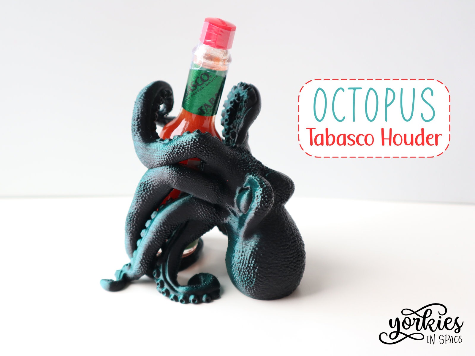 Origineel keukencadeau: Octopus Tabasco-houder