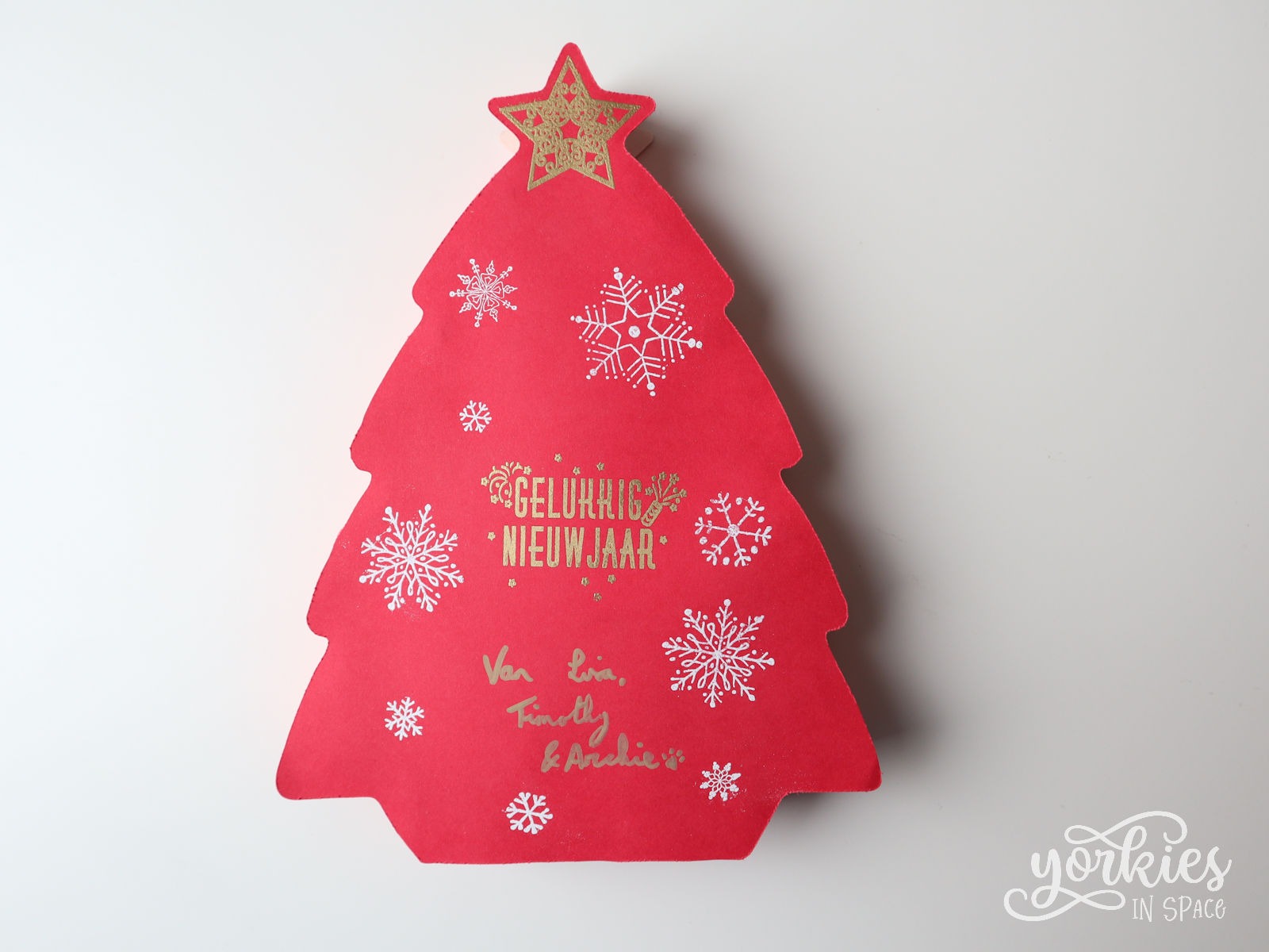 Celebrations kerstboom met eigen voorkant