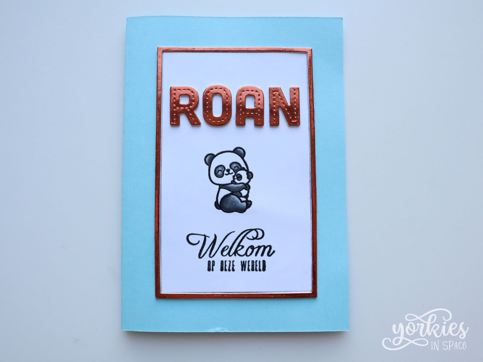 Babykaartje voor Roan