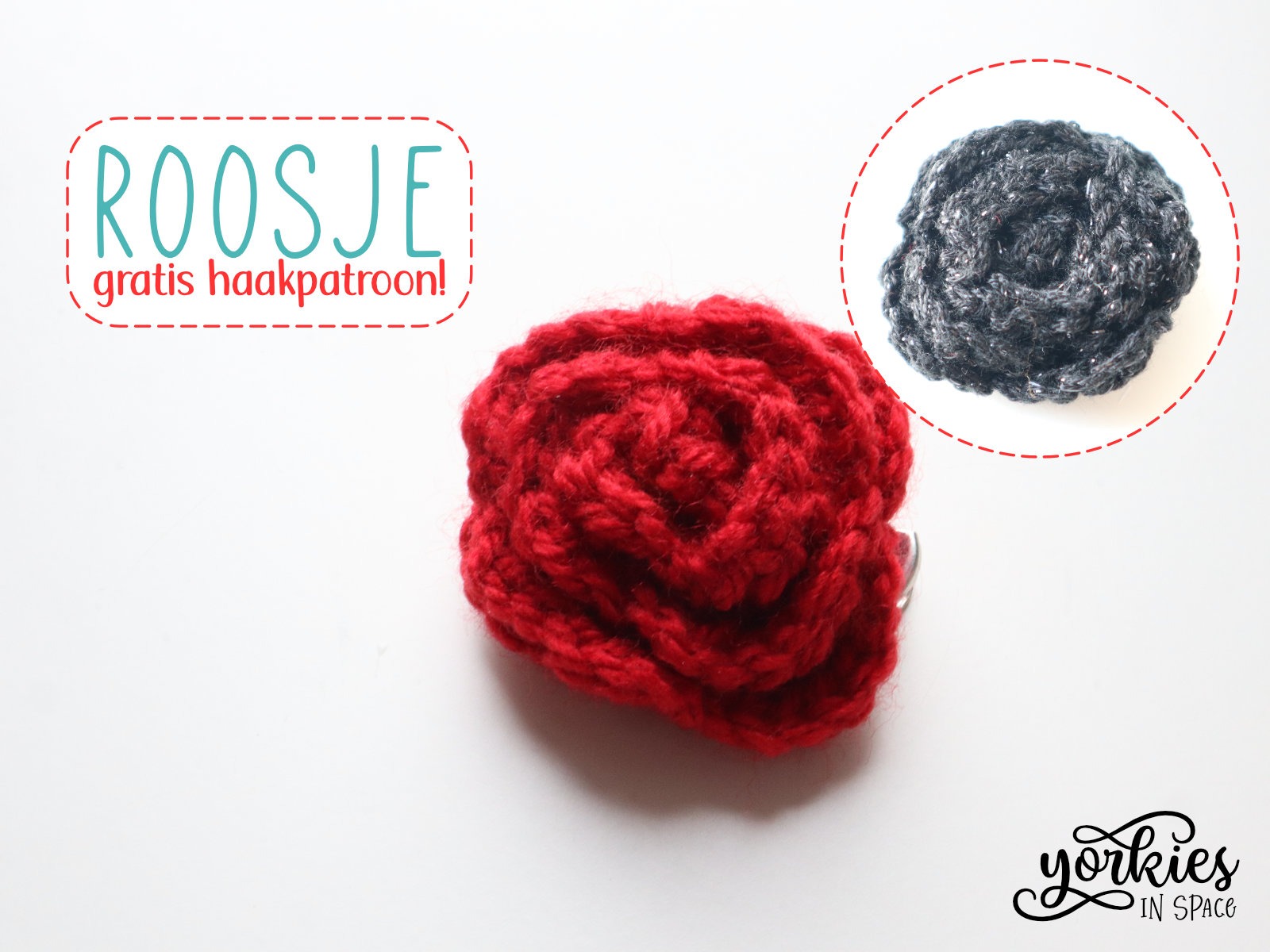 Zelf een roosje haken – gratis haakpatroon