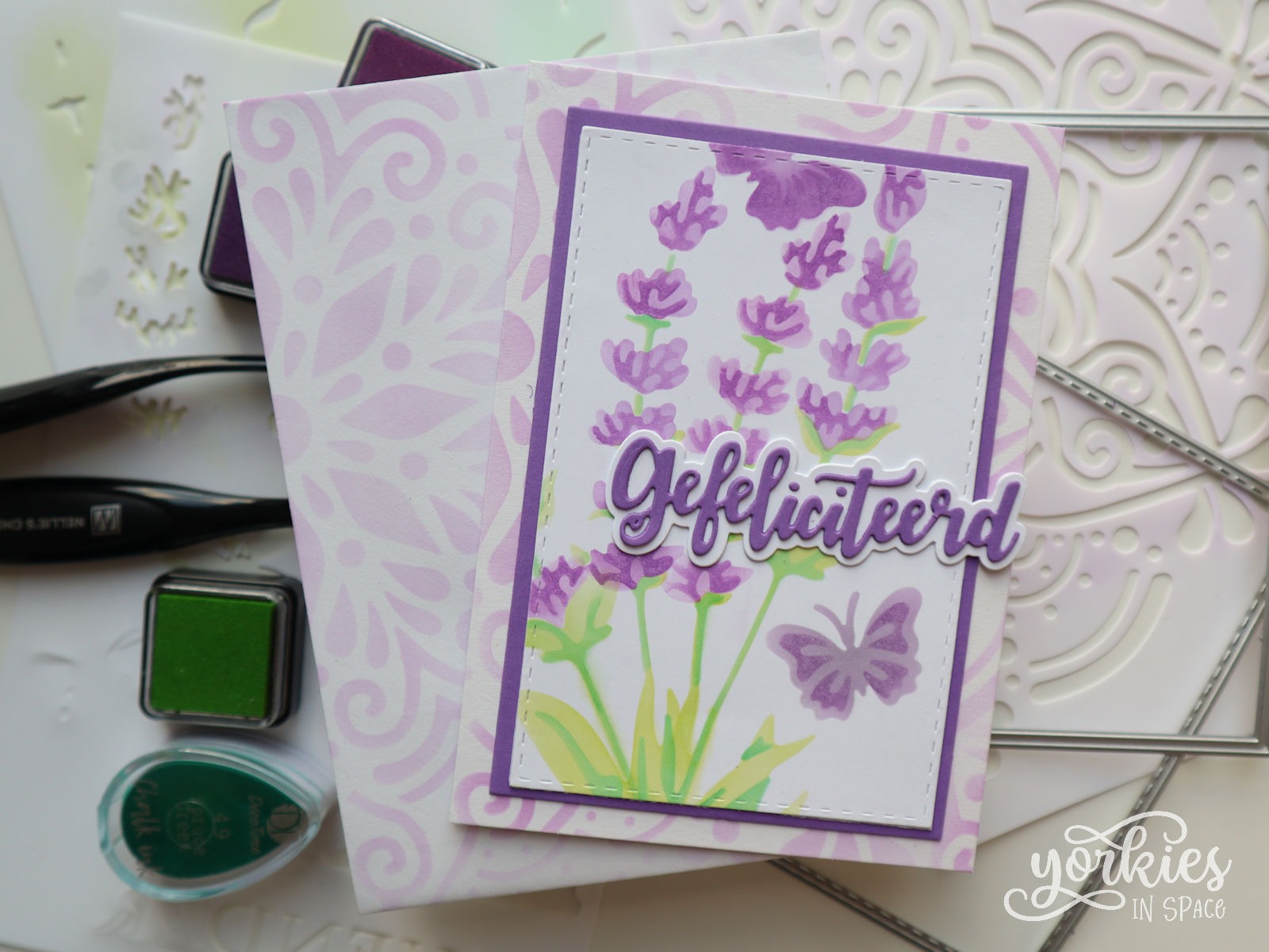 Lavendel Verjaardagskaartje