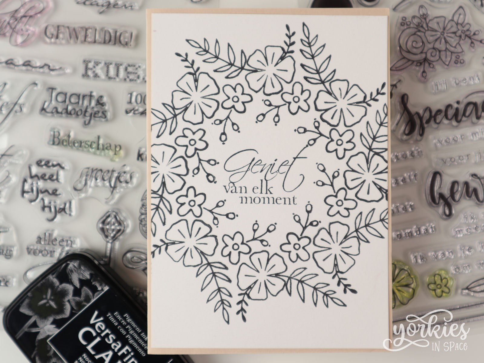 Eerste kaartje met Stamp&Spin