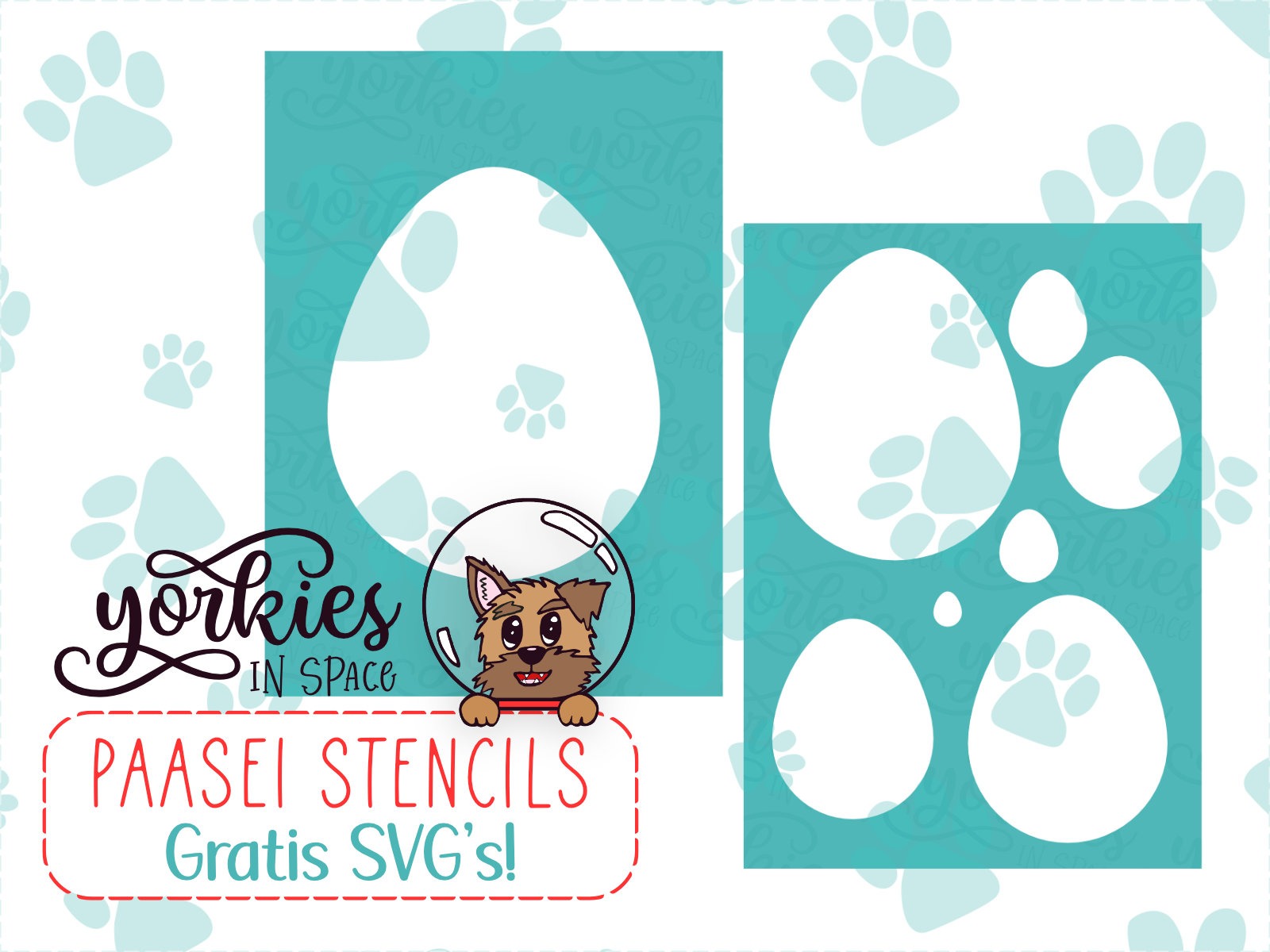 Zelf een stencil maken – met gratis paasei stencils!