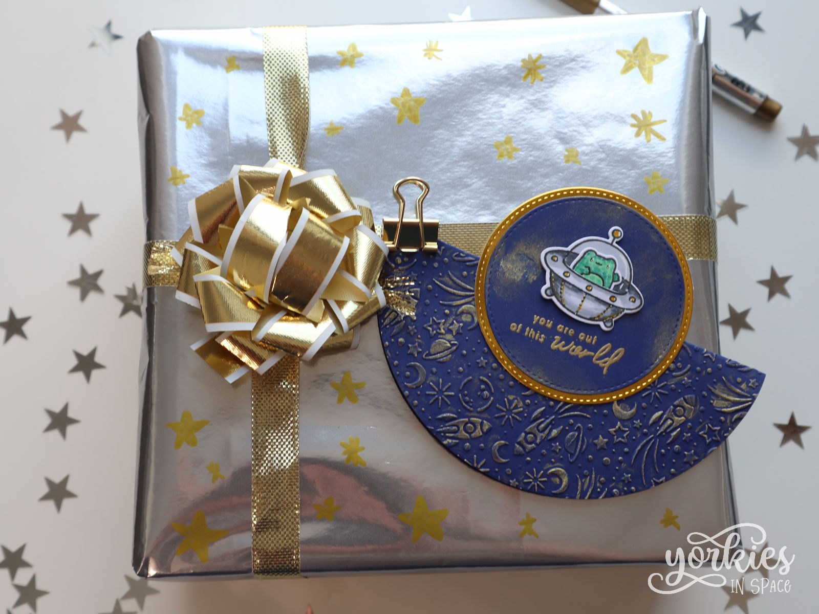 Frogs in space! – cadeautje in ruimtethema