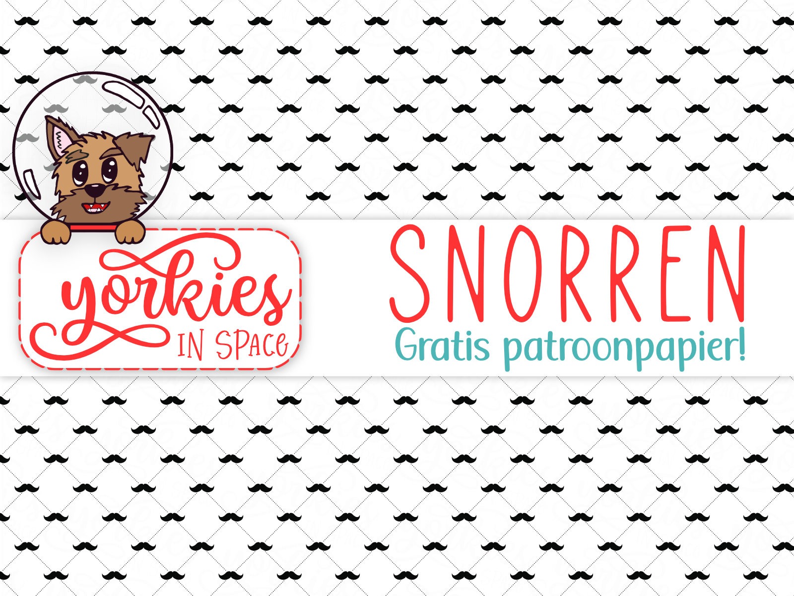 Snorren – gratis patroonpapier voor vaderdag