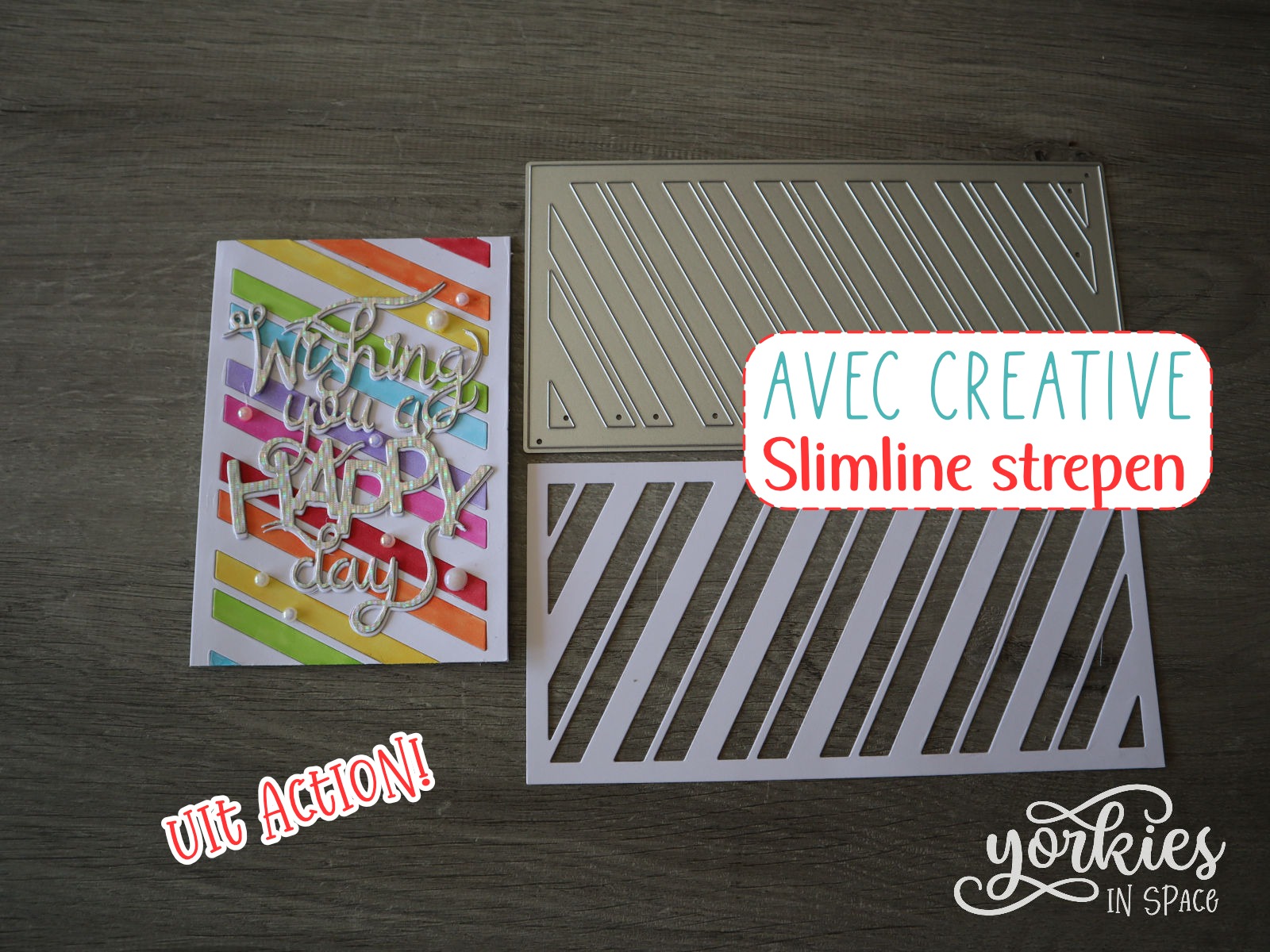 Snijmal Slimline Strepen Action
