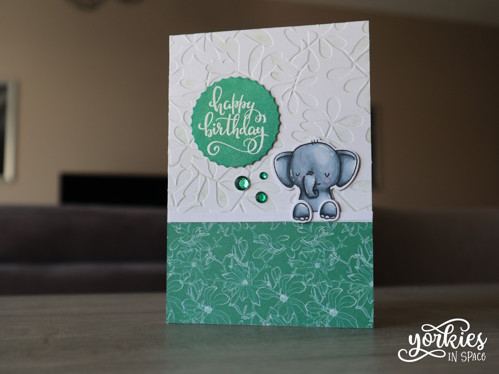 Verjaardagskaartje olifant