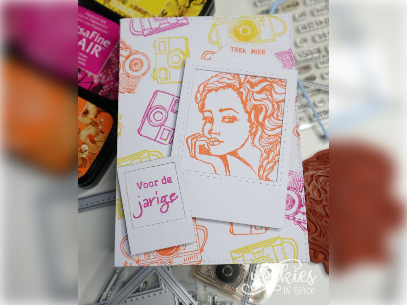 Kaartje met cadeaubon voor fotograaf