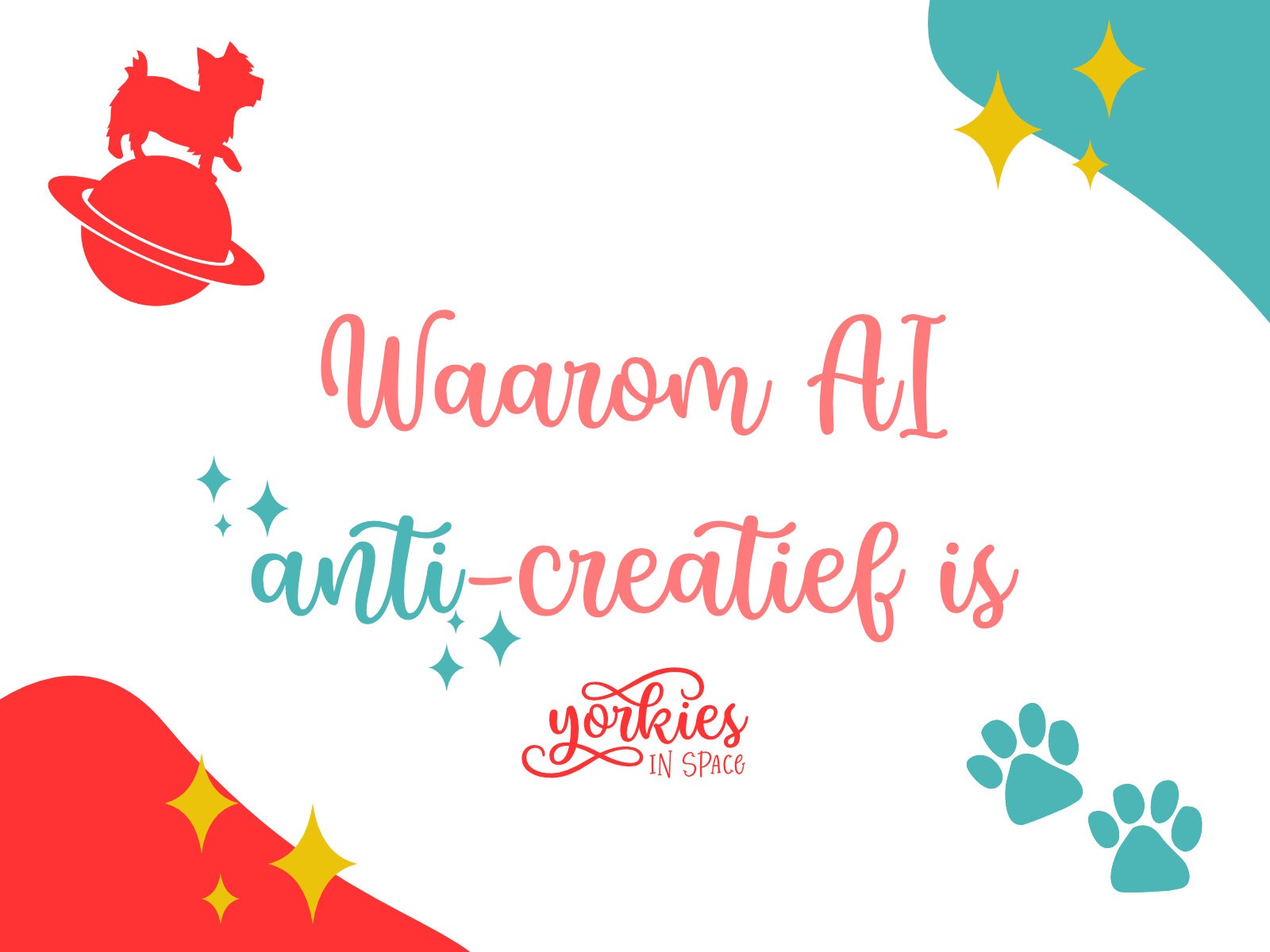 Waarom AI anti-creatief is