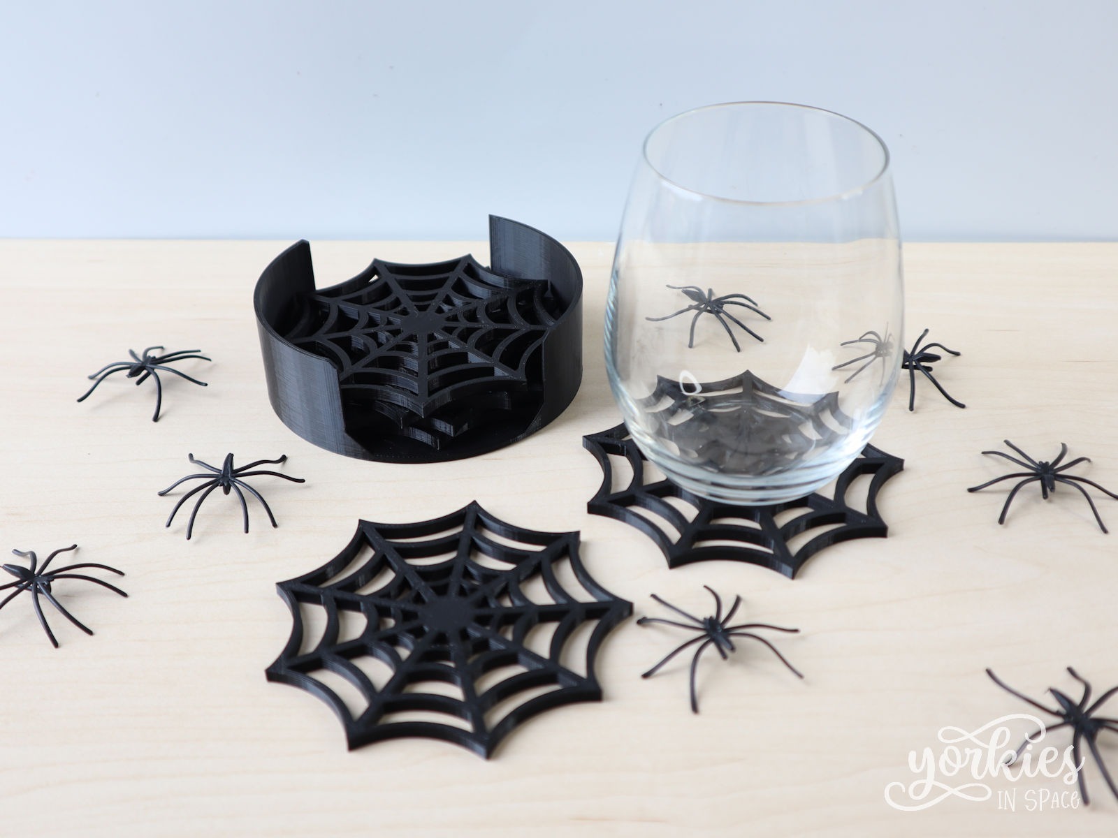 Spinnenweb coasters